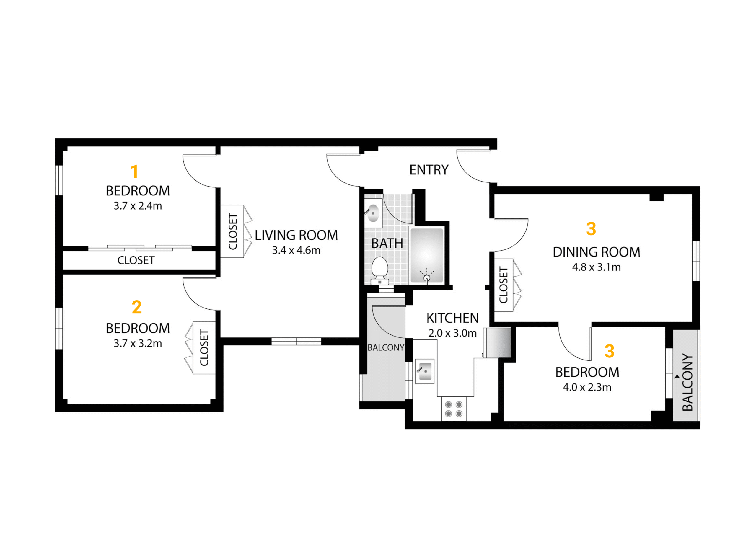 Floor plan Moraira